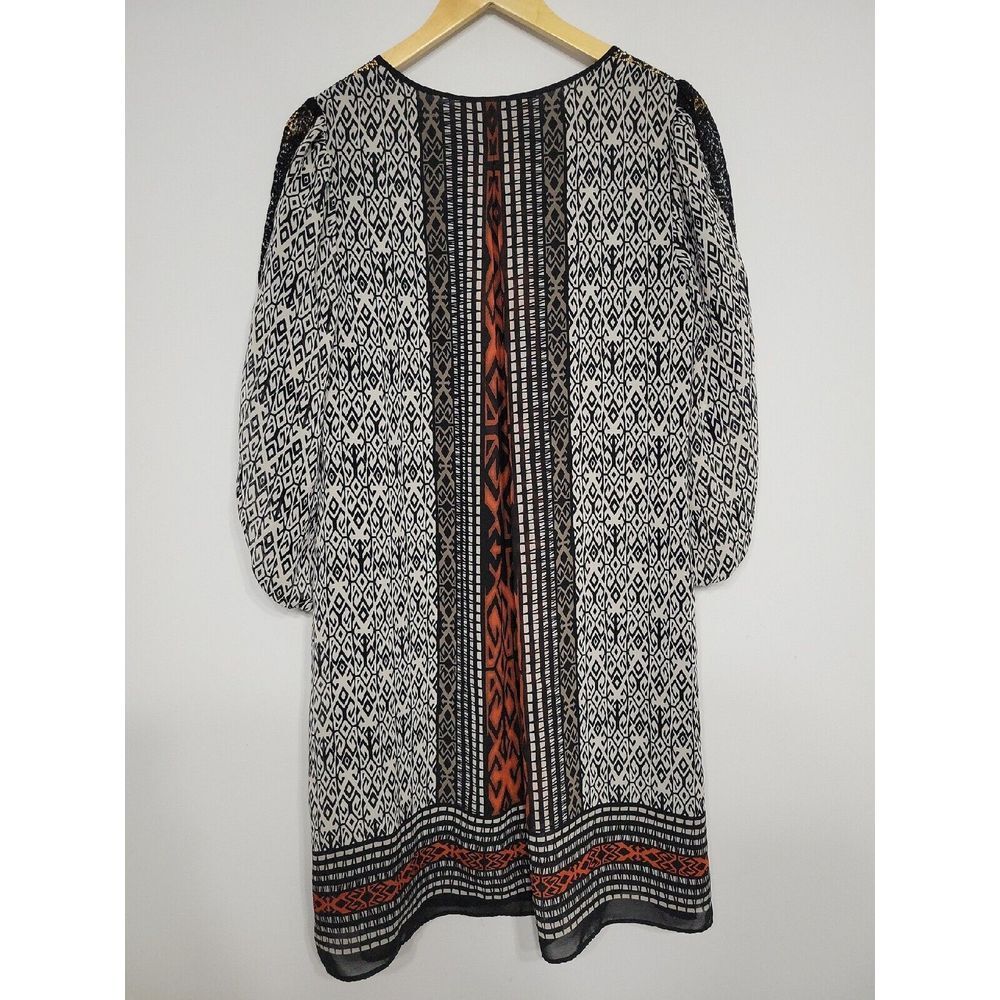 Gabby Skye Women's‎ Tunic Size 10 Medium Geometric Lace - Picture 5 of 5